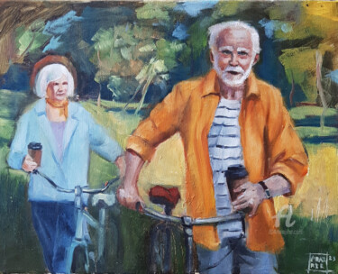"40 Years Later – A Love Story" 2023 제목이 ""40 Years Later – A…"인 미술작품 Nastya Prairie로, 원작, 기름