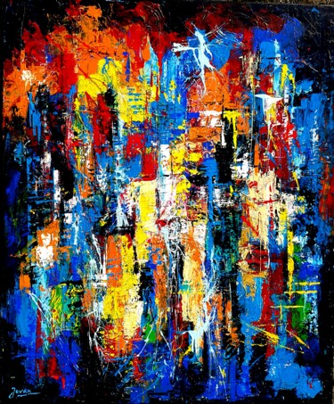 绘画 标题为“Abstract thought” 由Jovanart, 原创艺术品, 丙烯