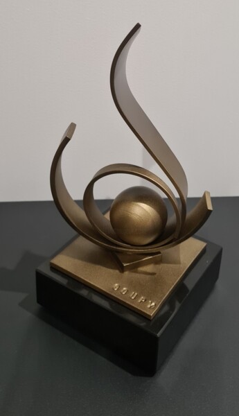 Sculpture titled "AURORE" by Georges Goupy, Original Artwork, Metals