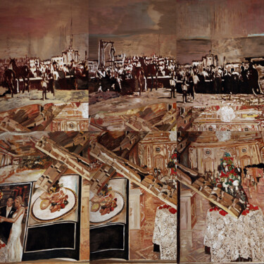 Hommage. 08 Arts numériques intitulée "Hommage. 08" par José Sales Albella, Œuvre d'art originale, Huile