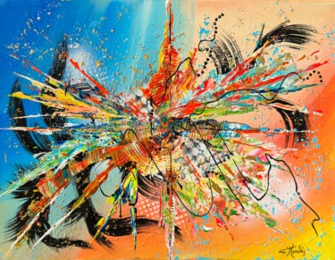 Peinture intitulée "Ecrin" par Gilbert Morales, Œuvre d'art originale, Acrylique