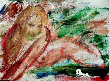 Peinture intitulée "Douceur" par Julien Danaux (Artdanaux), Œuvre d'art originale, Aquarelle