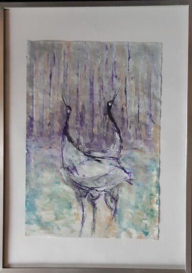 Peinture intitulée "Droite ou gauche?" par Pboiko, Œuvre d'art originale, Acrylique