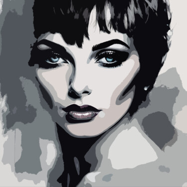 数字艺术 标题为“Liza Minelli No.1” 由Ninn, 原创艺术品, AI生成的图像