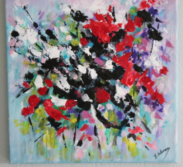 Painting titled "Multicouleur" by Gérard Lebeau, Original Artwork, Acrylic