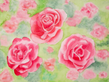Peinture intitulée "AQUARELLE originale…" par Isabelle Redonnet, Œuvre d'art originale, Aquarelle