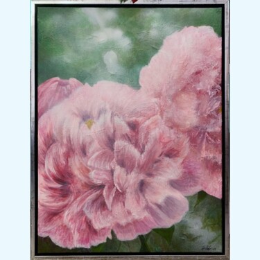 Painting titled "I motljus" by Sofie Hellberg, Original Artwork, Acrylic Mounted on Aluminium