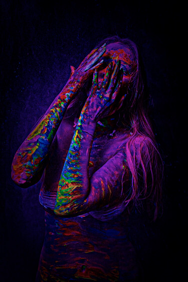 Photography titled "Purple mourning" by Gelu Stanculescu, Original Artwork, Digital Photography