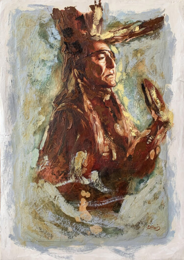 Chief "Chief" başlıklı Tablo Dmytro Boykov tarafından, Orijinal sanat, Petrol