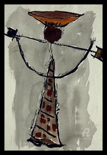 Painting titled "acrylique 51" by Didou, Original Artwork, Acrylic