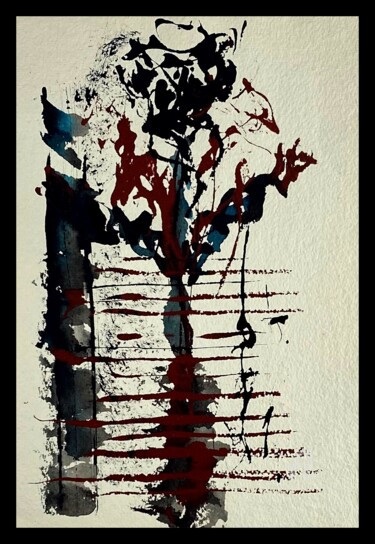 Painting titled "acrylique 52" by Didou, Original Artwork, Acrylic