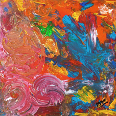 Love Schilderij getiteld "Love" door Montse Barberà Pujol, Origineel Kunstwerk, Acryl