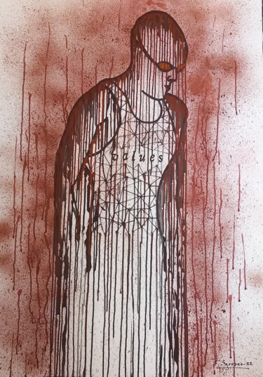 绘画 标题为“VALUES” 由Francisco Serrano Gutierrez, 原创艺术品, 丙烯