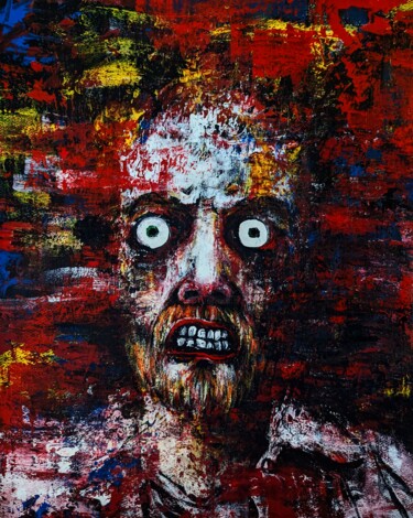 Painting titled "I.V" by Vaxo Lang, Original Artwork, Acrylic