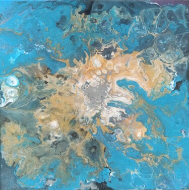 Coral Essence – Abstract Acrylic Flow