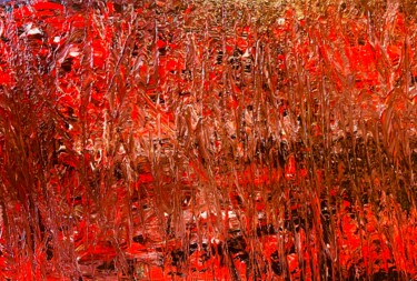 Pittura intitolato "Red horizon" da Greg Powell, Opera d'arte originale, Smalto