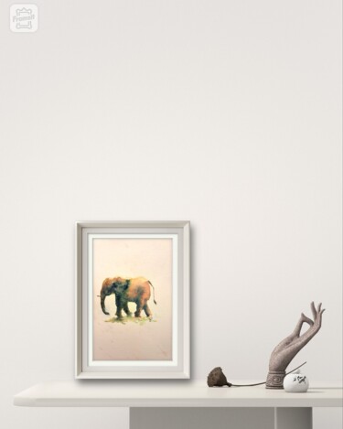 Peinture intitulée "Onwards" par Miya Atk, Œuvre d'art originale, Aquarelle