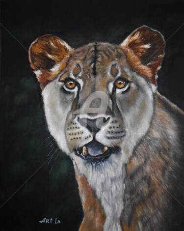 绘画 标题为“"Lion (VIII)" / SOLD” 由Arthuris, 原创艺术品, 油