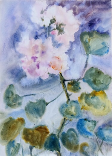 Love sharm Painting titled "Love sharm" by Anna Artemieva, Original Artwork, Watercolor