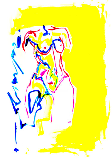 Vibrant Dissonance Peinture intitulée "Vibrant Dissonance" par Anna Gaikovich, Œuvre d'art originale, Acrylique Monté sur Autre panneau rigide
