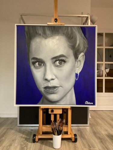 Peinture intitulée "Vanessa kirby" par Clotaire Charriere, Œuvre d'art originale, Huile