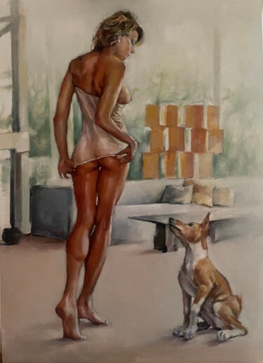 绘画 标题为“Good morning! Let's…” 由Karas Gleb, 原创艺术品, 油
