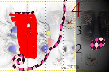 数字艺术 标题为“GREETINGS FROM DONK…” 由Koen Vlerick, 原创艺术品, 2D数字工作