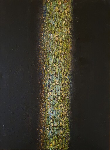 Painting titled "Tronc 6" by Alain V, Original Artwork, Acrylic