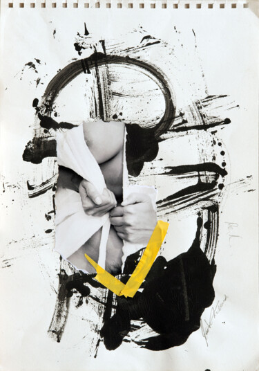 Coming Into Collages titled "Coming Into" by Martin Wieland, Original Artwork, Ink