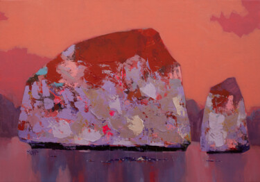 Painting titled "Late winter" by Khanh The Bui, Original Artwork, Acrylic