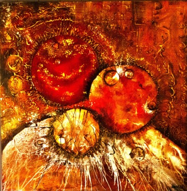 绘画 标题为“Cosmic Dancers” 由Carriere De Glencoe, 原创艺术品, 丙烯