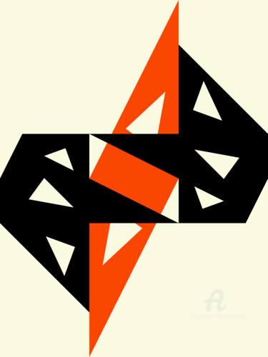 数字艺术 标题为“Format #989” 由Petr Strnad, 原创艺术品, 2D数字工作