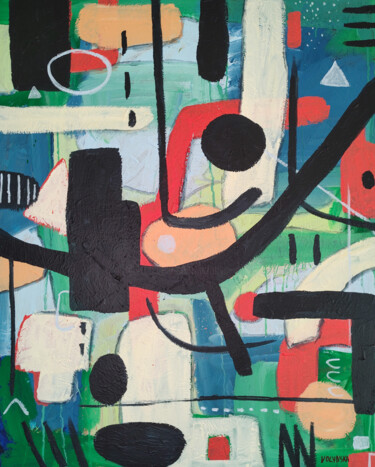 Big Geometric Abstract Paintings Acrylic "Big Geometric Abstr…" başlıklı Tablo Natalya Volynska tarafından, Orijinal sanat, Akrilik Ahşap Sedye çerçevesi üzerine mon…