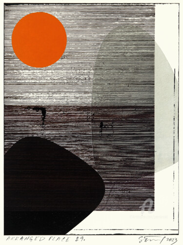 "Arranged Place 29." başlıklı Kolaj Petr Strnad tarafından, Orijinal sanat, Kolaj