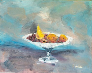 Peinture intitulée "Prémices lumineuses" par Florence Trottoli, Œuvre d'art originale, Acrylique