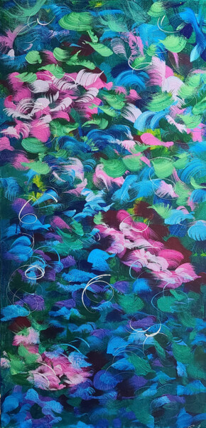 Peinture intitulée "Expressions of Joy" par Racquel Miller, Œuvre d'art originale, Acrylique