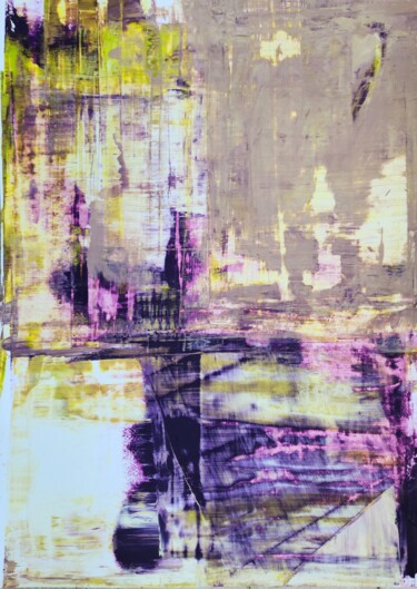Pintura intitulada "Quadrant" por Rosangela Oliveira, Obras de arte originais, Óleo