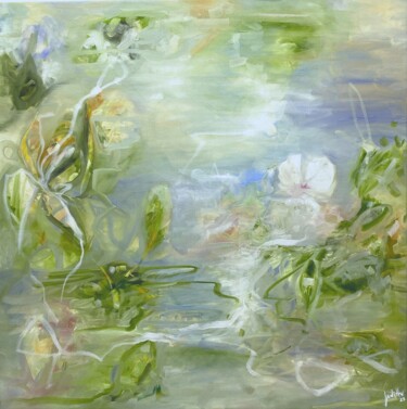 Uferstill - Shore Tranquility Painting titled "Uferstill - Shore T…" by Judith Riemer, Original Artwork, Oil