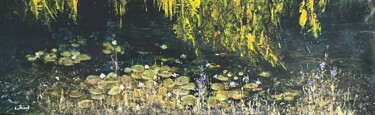 제목이 "Sous les frondaison…"인 미술작품 Daniel Bathiard로, 원작, 기름
