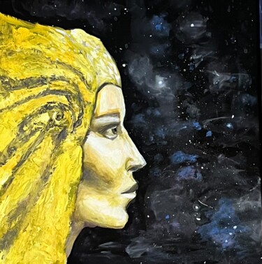 绘画 标题为“The Golden Goddess” 由Marina Semenova, 原创艺术品, 丙烯