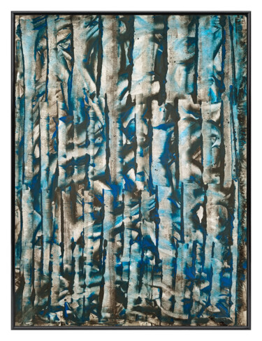 Peinture intitulée "Variation 2170-19" par Pascal & Annie Leniau, Œuvre d'art originale, Acrylique Monté sur Panneau de bois