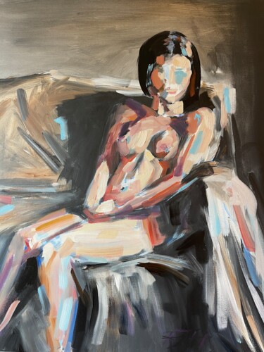 Captivated Painting titled "Captivated" by Roberta Heslop, Original Artwork, Acrylic