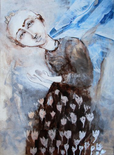 绘画 标题为“I give you the warm…” 由Lyudmila Belenkina, 原创艺术品, 丙烯