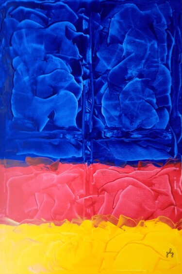 Peinture intitulée "LA CHALEUR DE LA NU…" par Pulsart, Œuvre d'art originale, Acrylique Monté sur Châssis en bois