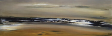 Painting titled "AU BOUT DU VOYAGE" by Nicolas Ruelle, Original Artwork, Acrylic Mounted on Wood Stretcher frame