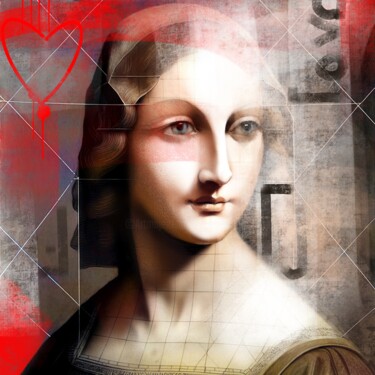 Malerei mit dem Titel "Renaissance Fascina…" von Ira Tsantekidou, Original-Kunstwerk, Digitale Malerei