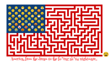 数字艺术 标题为“I Am Erica the Maze…” 由Louka Hamid, 原创艺术品, 数字油画
