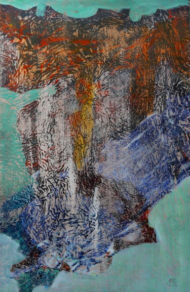Peinture intitulée "Aduste" par Philippe Casaubon, Œuvre d'art originale, Huile