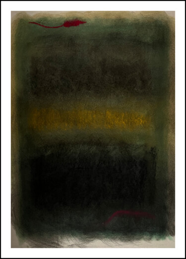 图画 标题为“Landscape with Anim…” 由Frank Verreyken, 原创艺术品, 粉笔