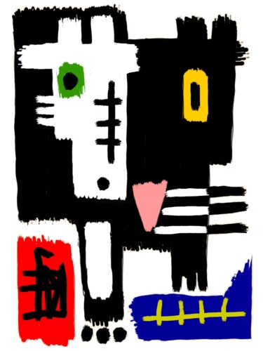 数字艺术 标题为“chienchat” 由Franck Vidal, 原创艺术品, 数字油画